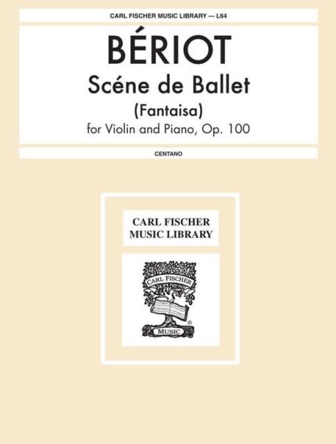 Scene De Ballet Op 100 Violin/piano