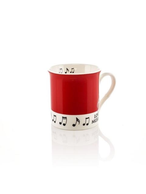 Mug Red Colour Block