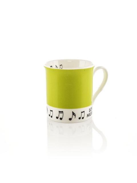 Mug Pea Green Colour Block