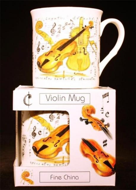 Fine China Mug Violin