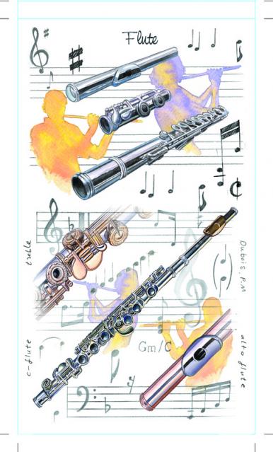 POCKET NOTEPAD - FLUTE