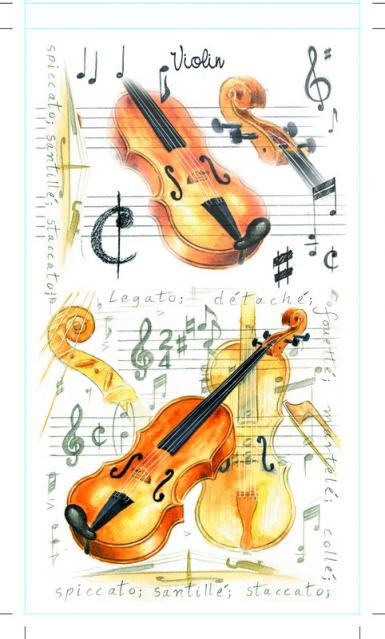 POCKET NOTEPAD - VIOLIN