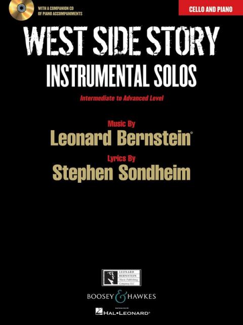 West Side Story Cello And Piano Bk/cd Int-adv