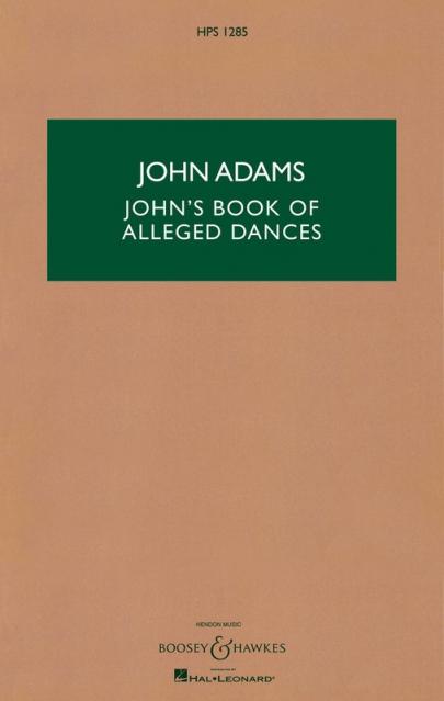 Johns Book Of Alleged Dances Study Score