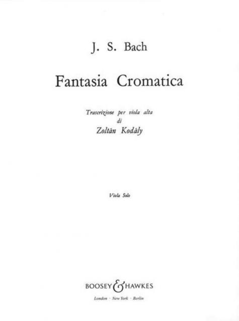 Bach - Fantasia Cromati Viola