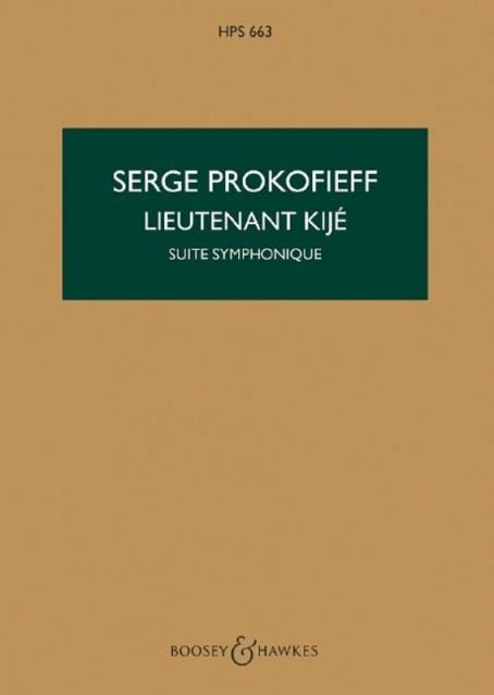 Lieutenant Kije Suite Op 60 Study Score