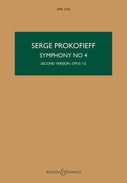 Symphony No 4 Study Score Op 112