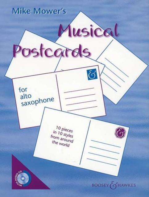 Musical Postcards Alto Sax Bk/cd