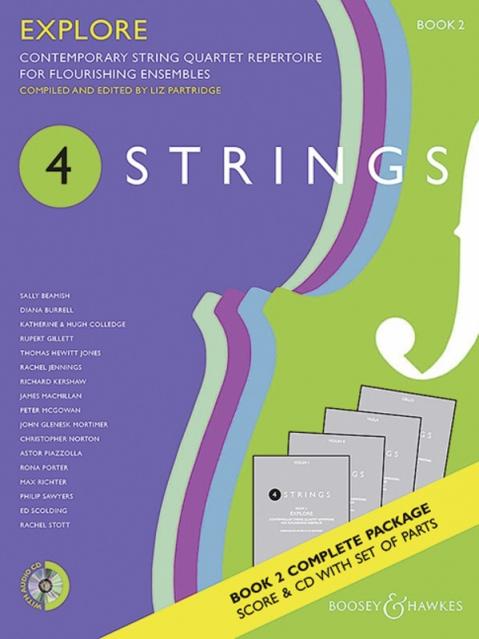 4 Strings - Explore Bk 2 String Quartet Sc/pts/cd