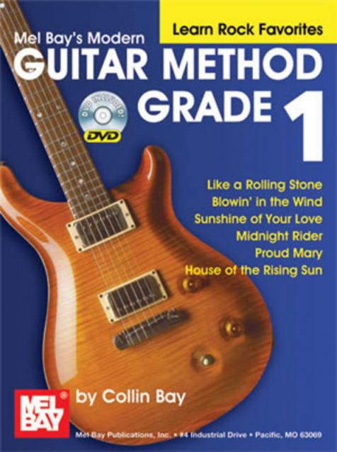 Modern Guitar Method Gr 1 Learn Rock Fav Bk/dvd