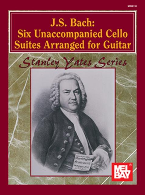 Bach 6  Cello Suites Arr Guitar Bk Only