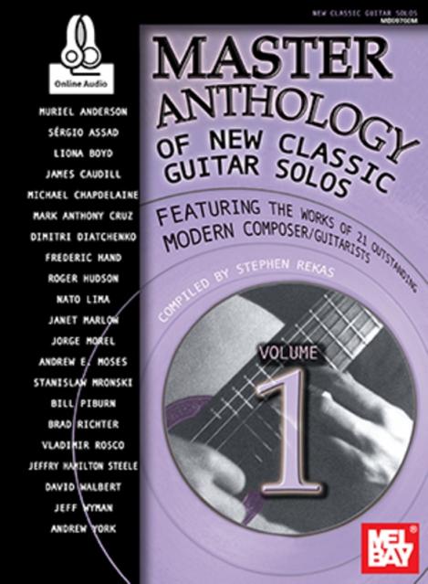 Master Anthology New Classic Gtr Solos 1 Bk/cd