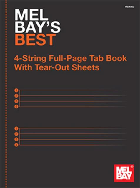 Best 4 String Tab Manuscript Book