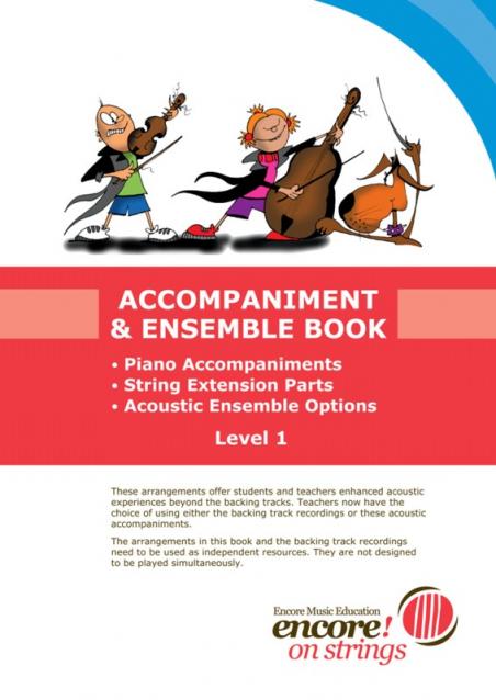 ENCORE ON STRINGS ACCOMPANIMENT & ENSEMBLE BK 1