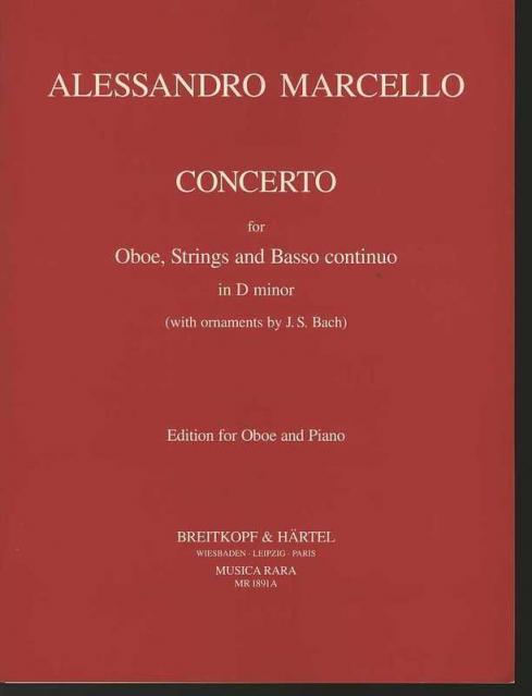 Marcello - Concerto D Minor Oboe/piano