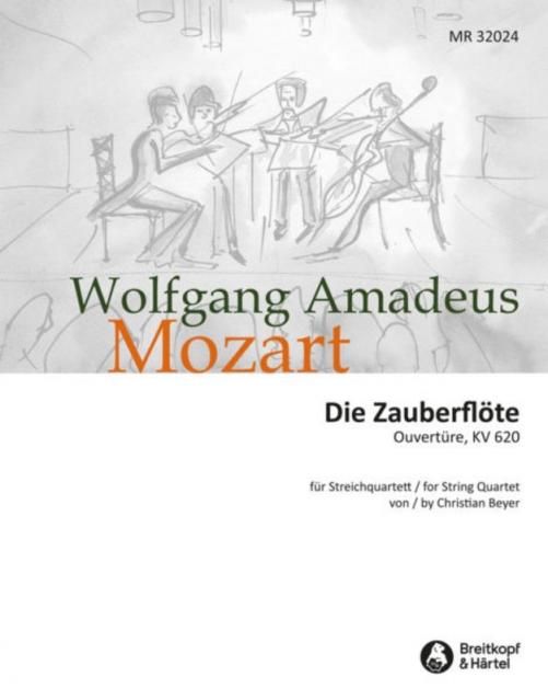 Mozart - Magic Flute Overture String Quartet Sc/pts