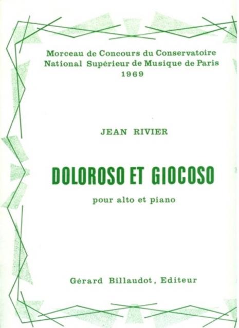 Doloroso Et Giocoso Vla/pno