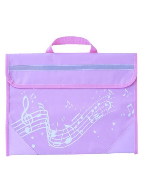 Musicwear Wavy Stave Music Bag Pink