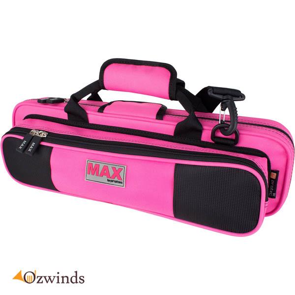 Protec MAX Case For B and C Foot Flutes - Fuschia