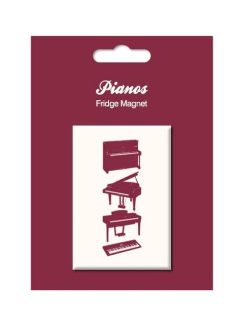 Pianos Vintage Fridge Magnet