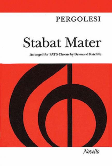 Pergolesi Stabat Mater Satb Vocal Score