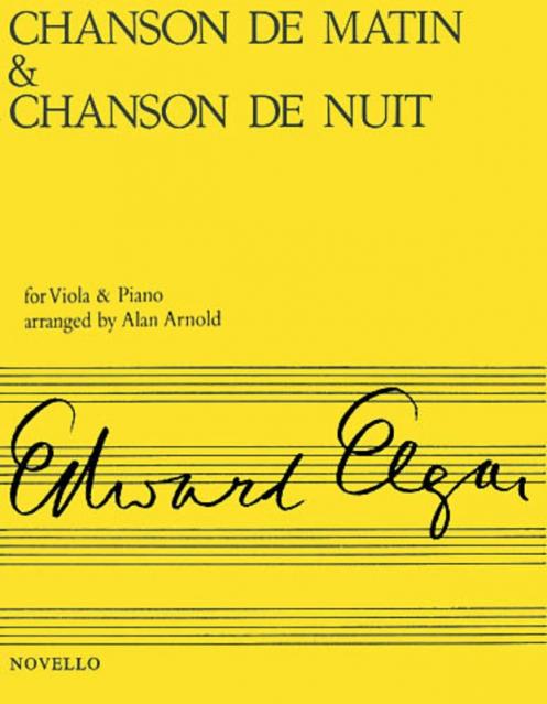 Elgar Chanson De Matin/de Nuit Vla/piano(