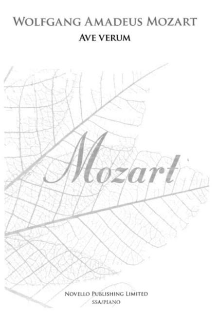 Mozart Ave Verum Ssa