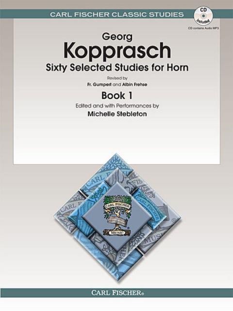 Kopprasch - 60 Selected Studies Bk 1 French Horn Bk/cd