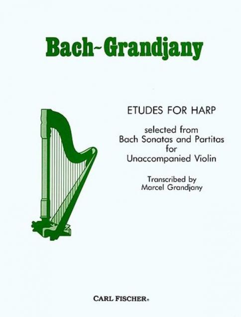 BACH - ETUDES FOR HARP TRANSCRIBED GRANDJANY