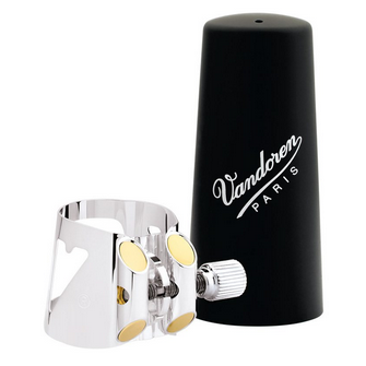 Vandoren Optimum Ligature and Plastic Cap for Alto Clarinet