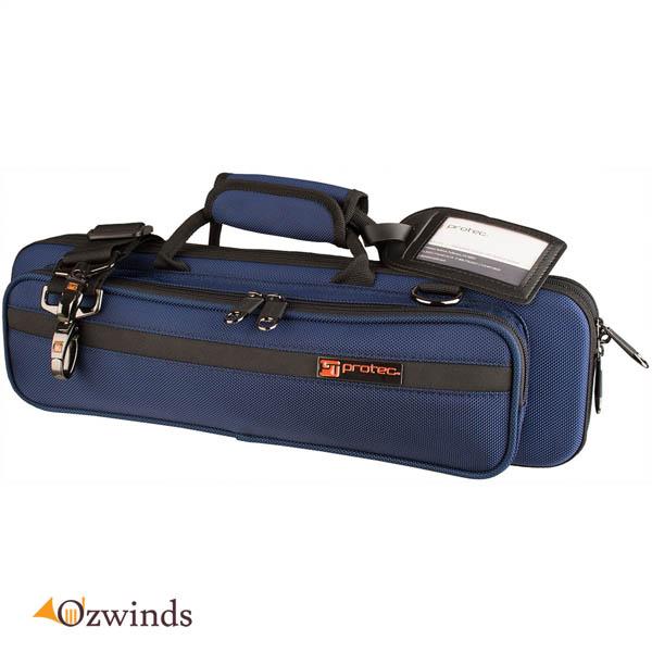 Protec PRO PAC Slimline Case For B and C Foot Flutes - Blue