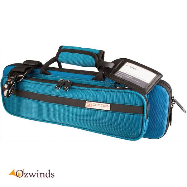 Protec PRO PAC Slimline Case For B and C Foot Flutes - Teal Blue