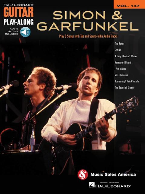 Simon & Garfunkel Guitar Play Along Bk/cd V147