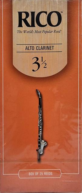 25 Rico Alto Clarinet Reeds Strength 3 1/2