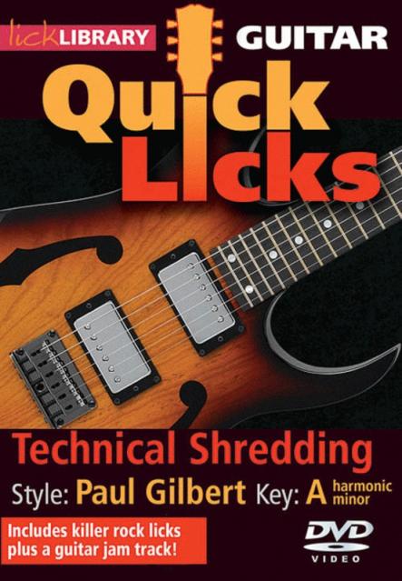 Quick Licks Paul Gilbert Dvd