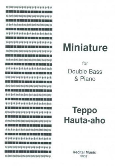 Hauta-aho - Miniature Double Bass/piano