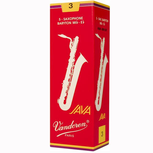 Vandoren Java "Red filed cut" Baritone Sax Reeds (Box of 5)