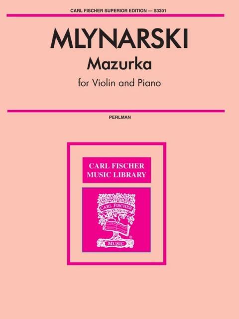 Mazurka Op 7 No 1 G Arr Perlman Violin/piano