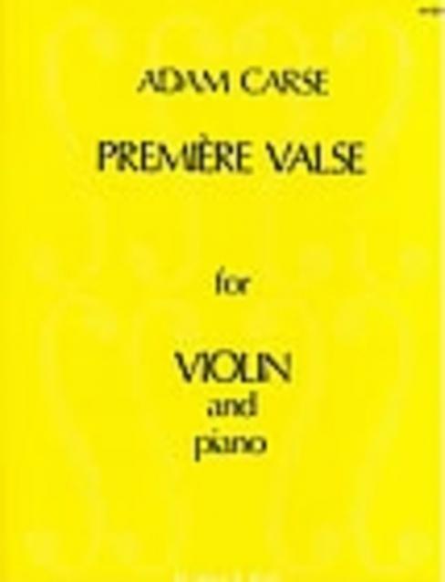 Carse - Premiere Valse Violin/piano