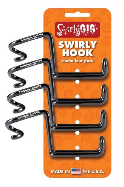 Swirlyhook 1/2  Accessory Holder 4 Pack