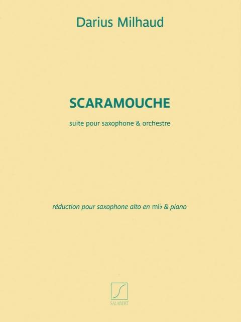 Milhaud - Scaramouche Alto Saxophone/piano