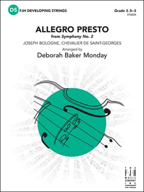 ALLEGRO PRESTO FROM SYMPHONY NO 2 SO2.5-3 SC/PTS