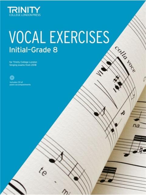 Trinity Vocal Exercises Initial-gr 8 From 2018 Bk/cd