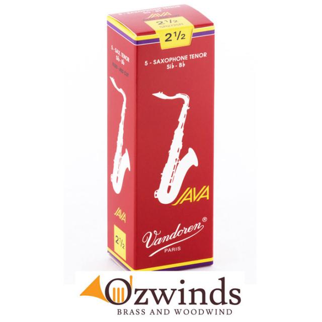 Vandoren Java (RED) Tenor Sax Reeds - Box of 5