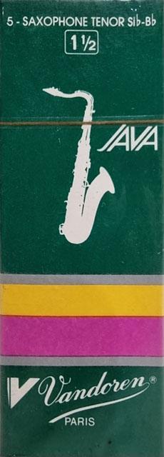 5 Vandoren Java Tenor Sax Reeds Strength 1 1/2 (Old Stock)