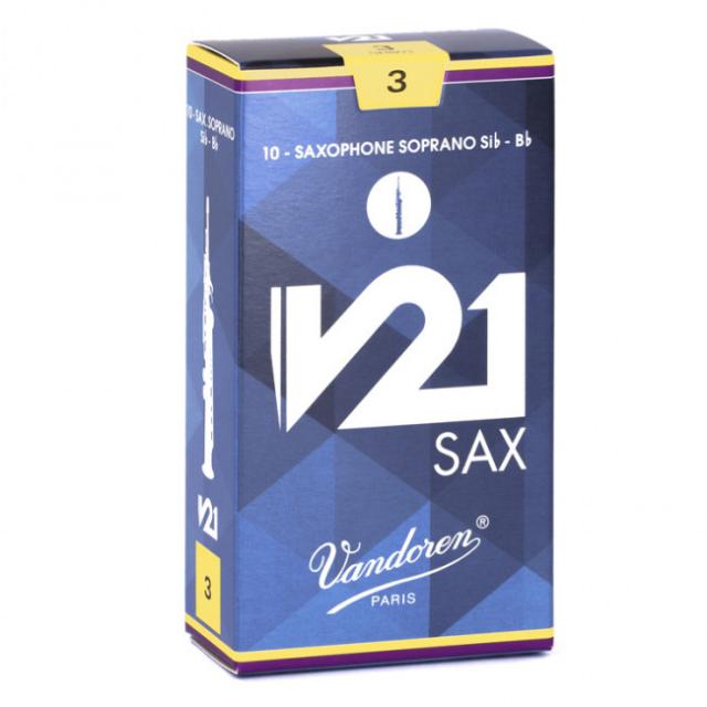 Vandoren V21 Soprano Saxophone Reeds (Box of 10)