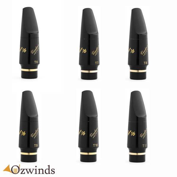 Vandoren Medium Chamber V16 Ebonite Tenor Saxophone Mouthpieces