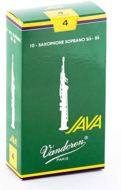 Vandoren Java #4 Soprano Sax Reeds (Box of 10)