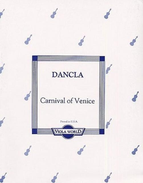 Dancla Carnival Of Venice Viola/piano