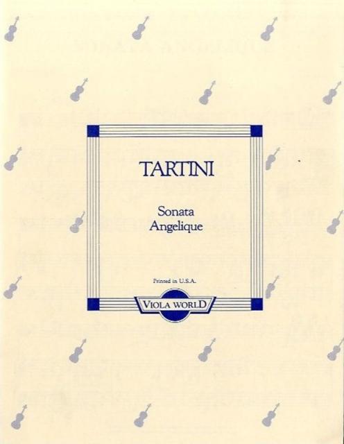 Tartini Sonata Angelique Vla/piano